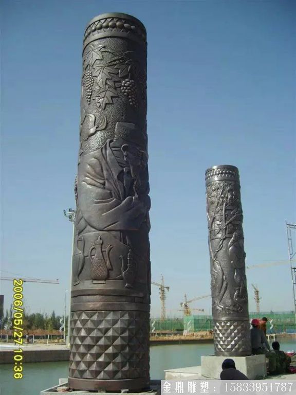 廣場(chǎng)大型紫銅龍柱 盤龍柱雕塑景觀 裝飾龍柱生產(chǎn)廠家